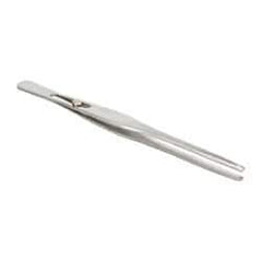 Value Collection - 6-1/2" OAL Stainless Steel Assembly Tweezers - Slide Lock, Blunt Points - Americas Tooling