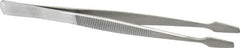 Value Collection - 4-3/4" OAL Stainless Steel Assembly Tweezers - Spade Points for Stamps - Americas Tooling