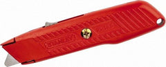 Stanley - Retractable Utility Knife - Orange Handle, 1 Blade Included - Americas Tooling