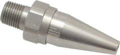 Vortec - Blow Gun OSHA Air Saver Nozzle - 1/8 NPT, 1-7/8" Long, Stainless Steel - Americas Tooling