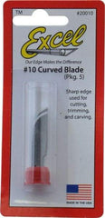 Excel - 5 Piece Steel Hobby Blade - 1-7/16" OAL - Americas Tooling