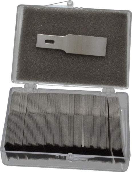 Excel - 100 Piece Steel Hobby Blade - 1-13/16" OAL - Americas Tooling