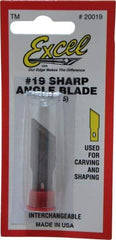 Excel - 5 Piece Steel Hobby Blade - 1-5/8" OAL - Americas Tooling