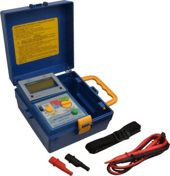 B&K Precision - Digital Display, 2,000 Megohm Electrical Insulation Resistance Tester & Megohmmeter - 1,000 VDC Max Test Voltage, Powered by AA Battery - Americas Tooling