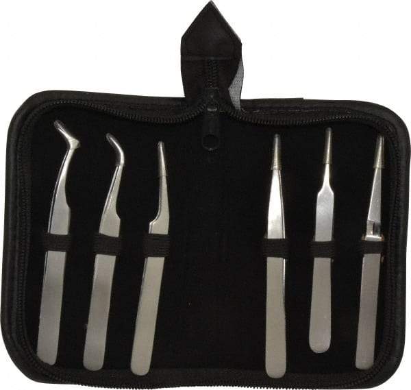 Value Collection - Stainless Steel Tweezer Set - 6 Piece - Americas Tooling