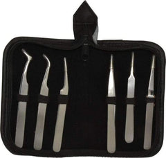 Value Collection - Stainless Steel Tweezer Set - 6 Piece - Americas Tooling