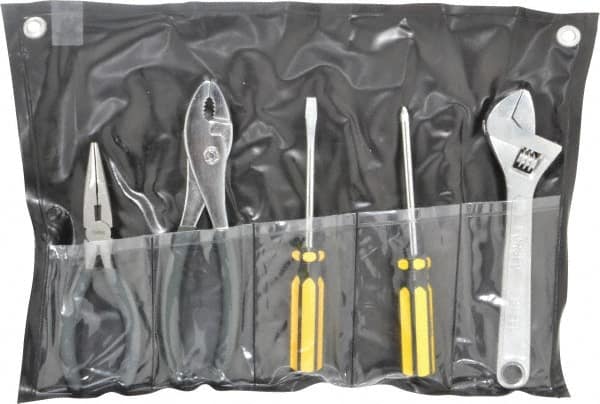 Value Collection - 5 Piece Mechanic's Tool Set - Comes in Tool Roll - Americas Tooling