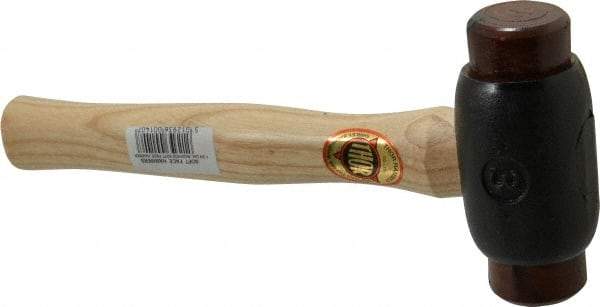 Value Collection - 3 Lb Head 1-3/4" Face Iron Soft Face Hammer - Wood Handle - Americas Tooling