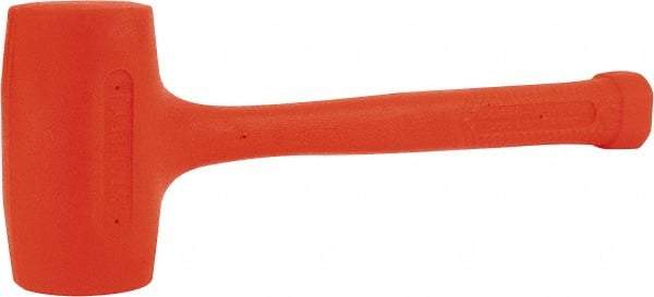 Stanley - 42 oz Head 2-15/32" Face Diam Soft Face Urethane Dead Blow Hammer - 14-3/8" OAL, Composite Handle - Americas Tooling