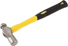 Value Collection - 1-1/2 Lb Head Forged Steel Ball Pein Hammer - Fiberglass Handle, 14-1/2" OAL, Fiberglass with Cushion Grip - Americas Tooling