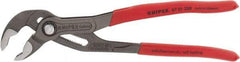 Knipex - 10" OAL, 2" Max Capacity, 25 Position Water Pump Tongue & Groove Pliers - Standard V-Jaws, Standard Head, Nonslip Plastic Handles - Americas Tooling