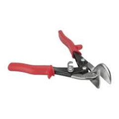 Wiss - 1-1/4" Length of Cut, Left Pattern Offset Aviation Snip - 9-1/4" OAL, Nonslip Textured Grip Handle, 18 AWG Steel Capacity - Americas Tooling