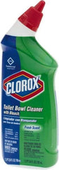 Clorox - 24 oz Bottle Gel Toilet Bowl Cleaner - Bleach Scent, Disinfectant, Nonacidic, Toilet Bowl - Americas Tooling