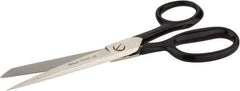 Wiss - 3-3/4" LOC, 8-1/8" OAL Inlaid Shears - Straight Handle, For General Purpose Use - Americas Tooling