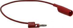 Pomona - Red Electrical Test Equipment Clip - Use with 0.300" Terminal, Banana Plugs - Americas Tooling