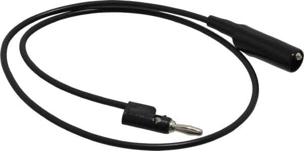 Pomona - Black Electrical Test Equipment Clip - Use with 0.300" Terminal, Banana Plugs - Americas Tooling