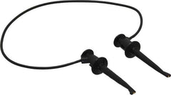 Pomona - Black Electrical Test Equipment Patch Cord - Use with Test Clips - Americas Tooling