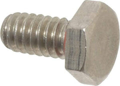 APM HEXSEAL - 1/4-20, Grade 18-8 Stainless Steel, Self Sealing Hex Bolt - Passivated, 1/2" Length Under Head, Silicone O Ring, UNC Thread - Americas Tooling
