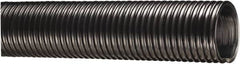 Kuriyama of America - 6" ID x 6.81" OD, 30 Max psi, 28 In. Hg, Dry Material Handling & Transfer Hose - Polyurethane Liner, PVC Cover, -40 to 150°F, 12" Bend Radius, 20' Coil Length, Black - Americas Tooling