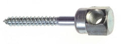 ITW Buildex - 3/8" Zinc-Plated Steel Horizontal (Cross Drilled) Mount Threaded Rod Anchor - 5/8" Diam x 2" Long, 1,725 Lb Ultimate Pullout, For Use with Wood - Americas Tooling