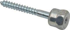 ITW Buildex - 1/4" Zinc-Plated Steel Vertical (End Drilled) Mount Threaded Rod Anchor - 5/8" Diam x 2" Long, 1,760 Lb Ultimate Pullout, For Use with Wood - Americas Tooling