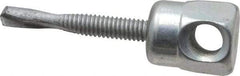 ITW Buildex - 3/8" Zinc-Plated Steel Horizontal (Cross Drilled) Mount Threaded Rod Anchor - 5/8" Diam x 1-1/2" Long, 970 Lb Ultimate Pullout, For Use with Steel - Americas Tooling