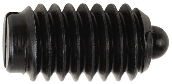 TE-CO - Threaded Spring Plungers Thread Size: 10-32 Thread Length (Inch): 15/32 - Americas Tooling