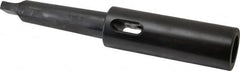 Scully Jones - MT3 Inside Morse Taper, MT3 Outside Morse Taper, Extension Sleeve - Hardened & Ground Throughout, 4.81" Projection, 1.44" Body Diam - Exact Industrial Supply