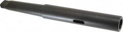 Scully Jones - MT3 Inside Morse Taper, MT4 Outside Morse Taper, Extension Sleeve - Hardened & Ground Throughout, 7-5/8" Projection, 1.44" Body Diam - Exact Industrial Supply