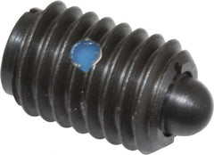 TE-CO - 1/2-13, 3/4" Thread Length, 0.151" Plunger Projection, Steel Threaded Spring Plunger - Americas Tooling