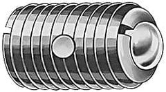 TE-CO - 6-40, 0.078" Ball Diam, 5/16" Body Length, 0.023" Max Ball Reach, Threaded Ball Plunger - Americas Tooling