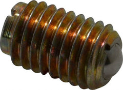 TE-CO - 5/8-11, 0.375" Ball Diam, 63/64" Body Length, 0.096" Max Ball Reach, Threaded Ball Plunger - Americas Tooling