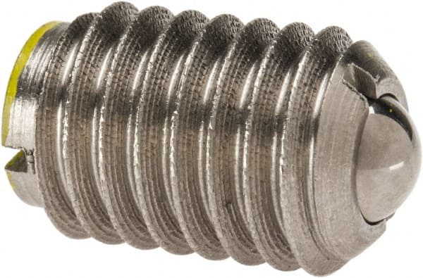 TE-CO - 1/2-13, 0.281" Ball Diam, 3/4" Body Length, 0.072" Max Ball Reach, Threaded Ball Plunger - Americas Tooling