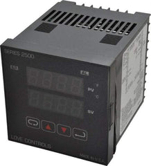 Dwyer - -350 to 2,500°F 1/4 DIN Temperature Control - Dual 4-Digit LCD Display, PID Control, 100-240 VAC/VDC - Americas Tooling