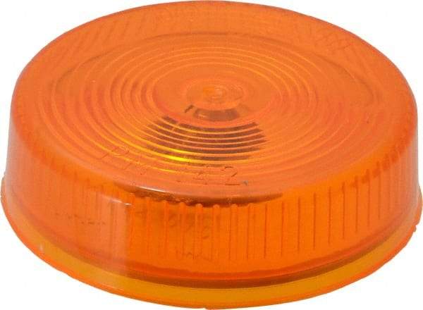 Peterson - 2-1/2" Diam, Amber Lens & Reflector - Plastic, 12 Volt - Americas Tooling