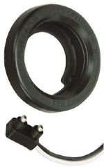 Peterson - 2-3/4" Diam, Black Lens & Reflector - Rubber - Americas Tooling