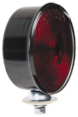 Peterson - 4-1/4" Diam, Red Lens & Reflector - Plastic - Americas Tooling