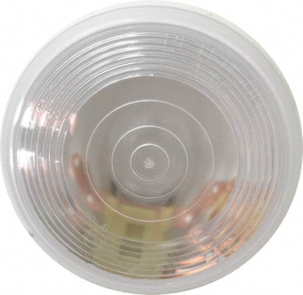 Peterson - 4-1/4" Diam, Clear Lens & Reflector - Plastic, 12 Volt - Americas Tooling