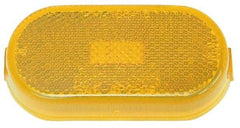 Peterson - 4-1/8" Long x 2" Wide, Amber Lens & Reflector - Plastic, 12 Volt - Americas Tooling