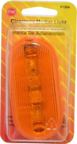 Peterson - 4-1/8" Long x 2" Wide, Amber Lens & Reflector - Plastic, 12 Volt - Americas Tooling