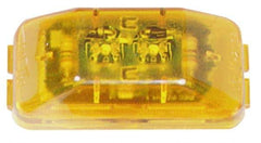 Peterson - 2-7/8" Long x 1-1/2" Wide, Amber Lens & Reflector - Plastic, 12 Volt - Americas Tooling