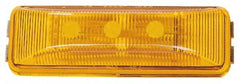 Peterson - 3-13/16" Long x 1" Wide, Amber Lens & Reflector - Plastic, 12 Volt - Americas Tooling