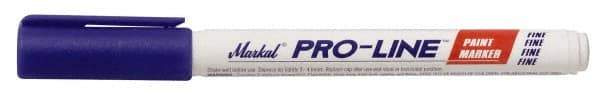 Markal - Blue Liquid Enamel-Based Paint Marker - Fine Tip, Alcohol Base Ink - Americas Tooling