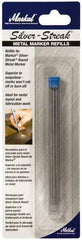 Markal - Metallic Silver Graphite Petroleum Base Marker - Fine Tip - Americas Tooling