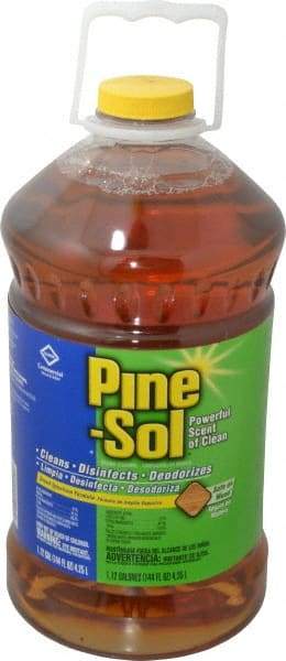 Pine-Sol - 144 oz Bottle All-Purpose Cleaner - Liquid, Disinfectant, Pine - Americas Tooling