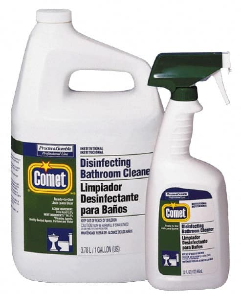 Comet USA LLC - 1 Gal Jug Liquid Bathroom Cleaner - Citrus Scent, Disinfectant, General Purpose Cleaner - Americas Tooling