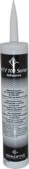 Momentive Performance Materials - 10.1 oz Tube Silver RTV Silicone Joint Sealant - 400°F Max Operating Temp, 20 min Tack Free Dry Time, 24 hr Full Cure Time, Series RTV100 - Americas Tooling