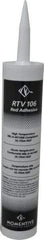 Momentive Performance Materials - 10 oz Cartridge Red RTV Silicone Joint Sealant - 500°F Max Operating Temp, 20 min Tack Free Dry Time, 24 hr Full Cure Time, Series RTV100 - Americas Tooling