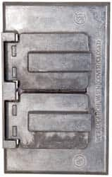 Cooper Crouse-Hinds - Electrical Outlet Box Aluminum Weatherproof Cover - Includes Gasket - Americas Tooling