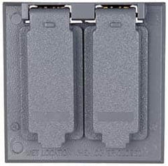 Cooper Crouse-Hinds - Electrical Outlet Box Aluminum Weatherproof Cover - Includes Gasket - Americas Tooling